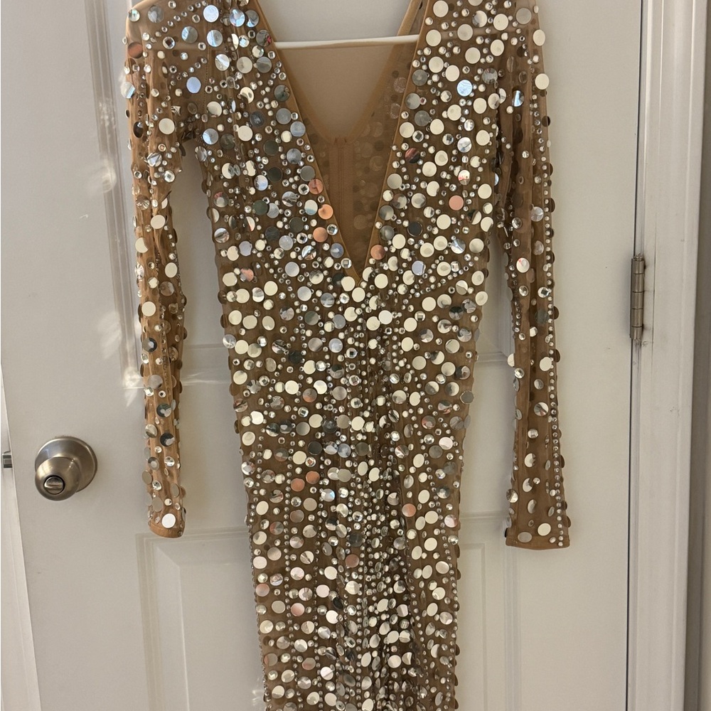 Born in Stockholm LEYLA PARTY SEQUIN DRESS Size Small